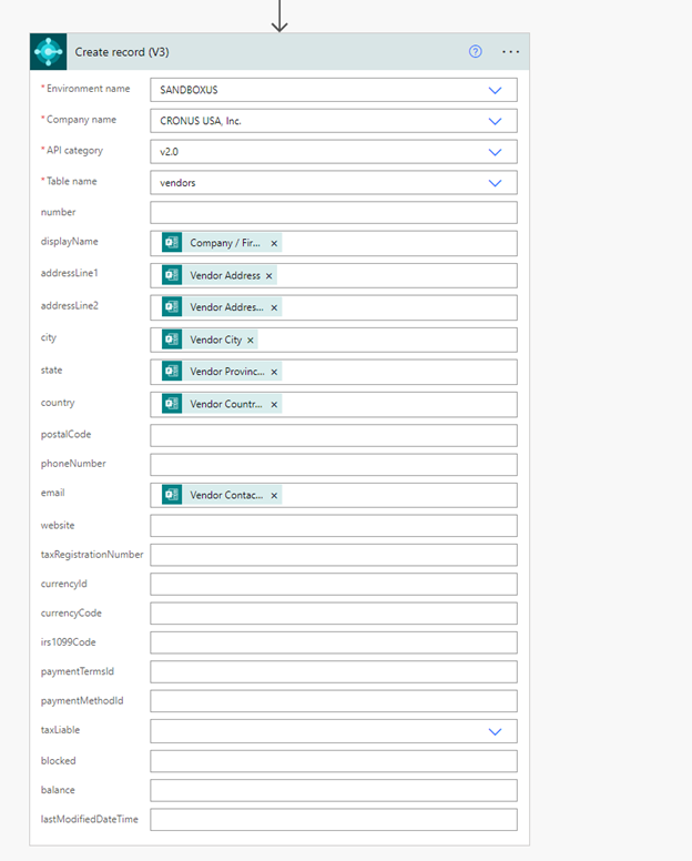 Business Central ERP 20