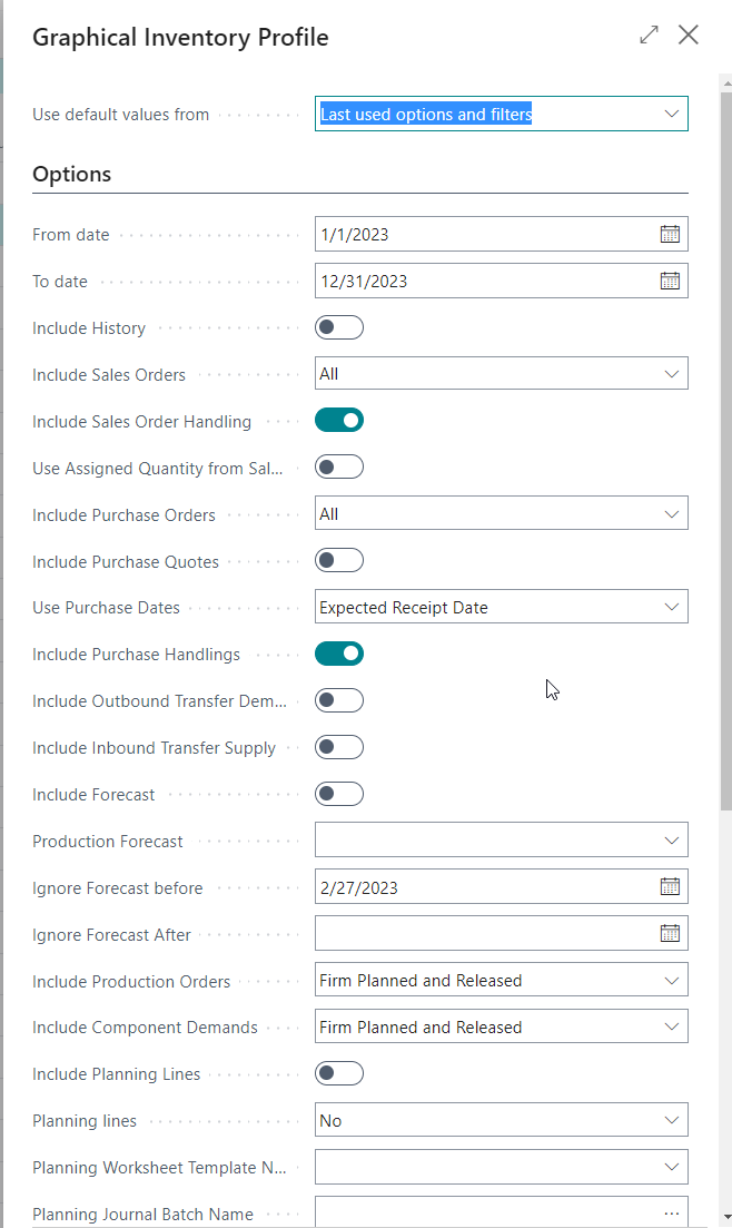 Graphical Inventory Profile by Abakion 2